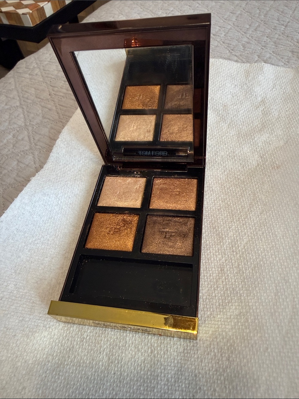 Tom Ford Metallic Bronze & Gold Eyeshadow Quad
